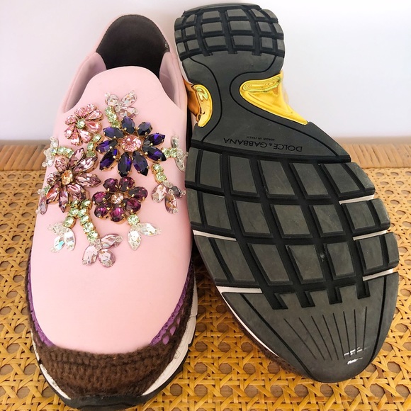 Dolce & Gabbana ‘Barcelona’ Neoprene Sneakers - 38 - Picture 7 of 8